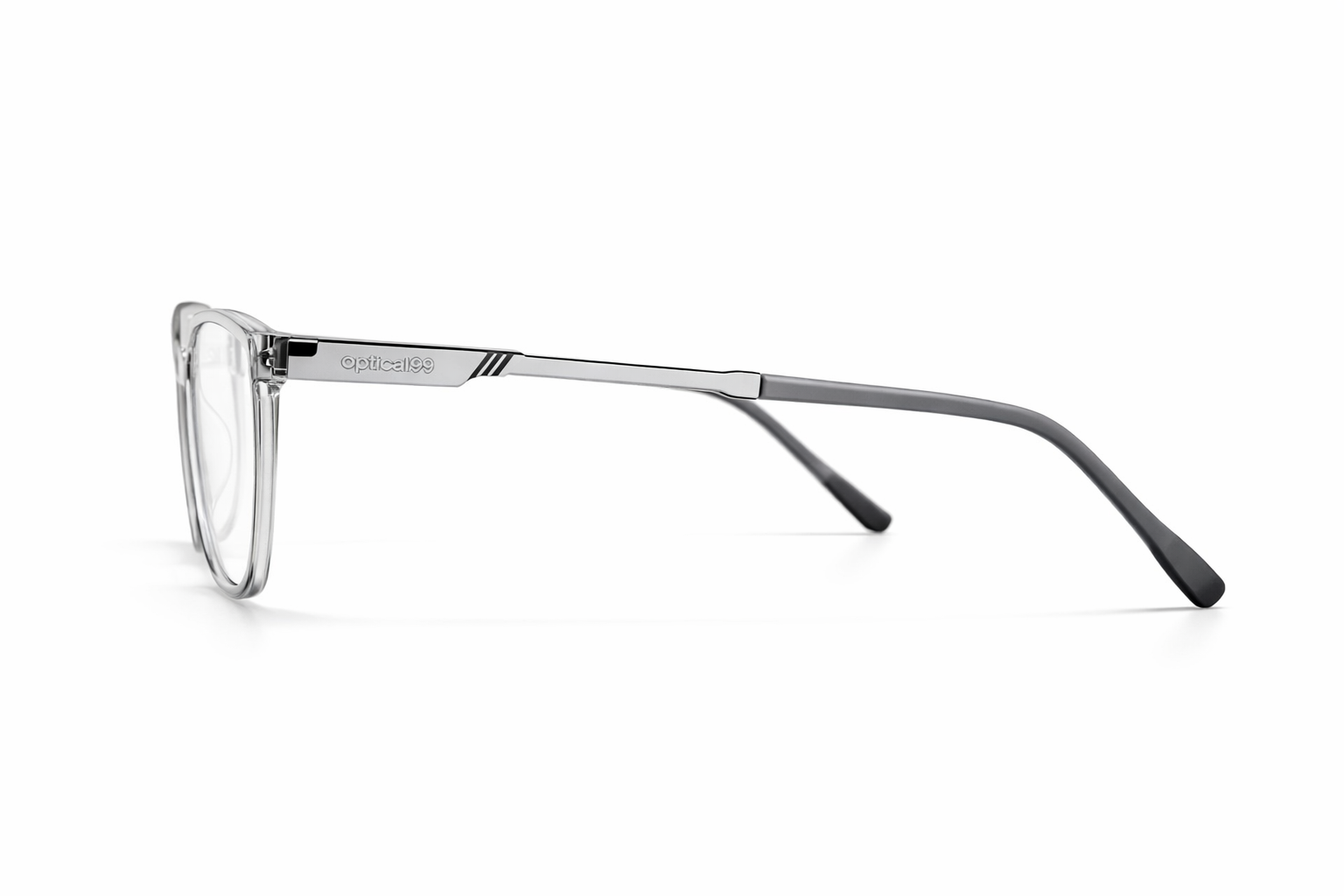 Opticals Gray Transparent Frame view 2
