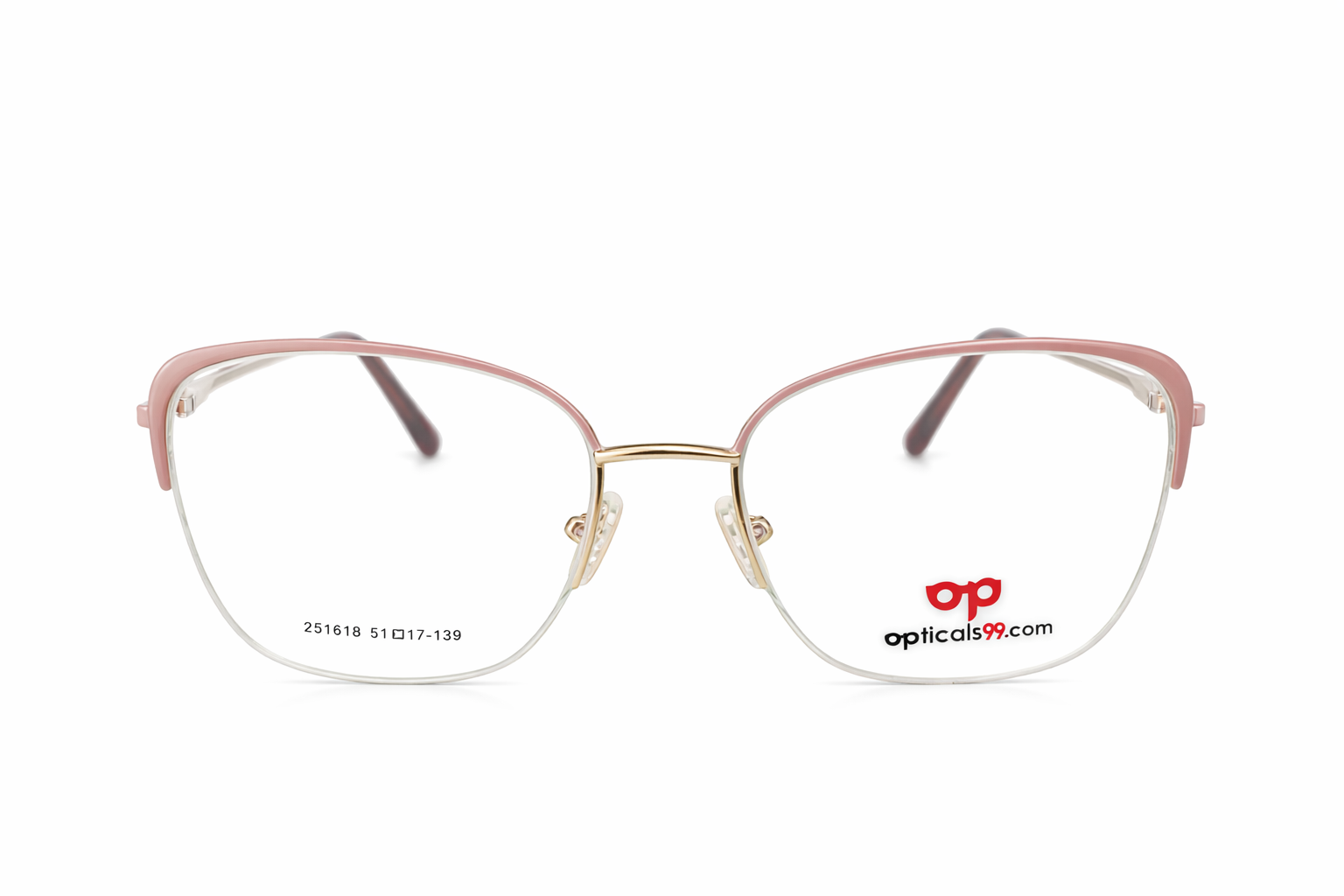 Opticals99 Women Metal Pink Cat Eye