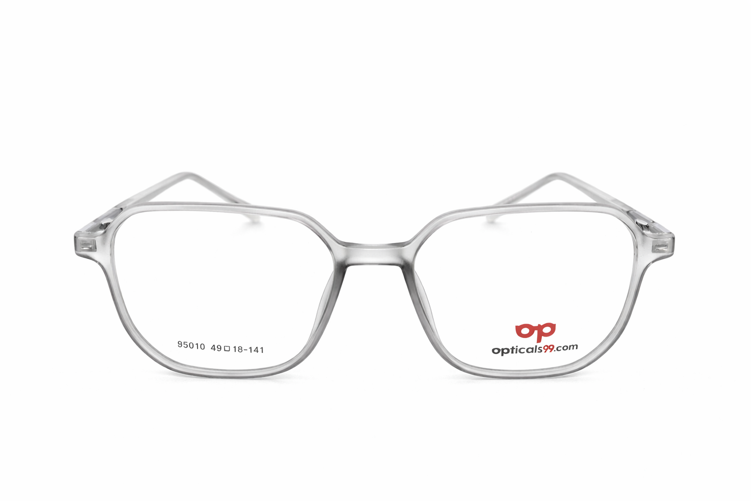 Opticals99 Gray Hexagon Fiber Frame