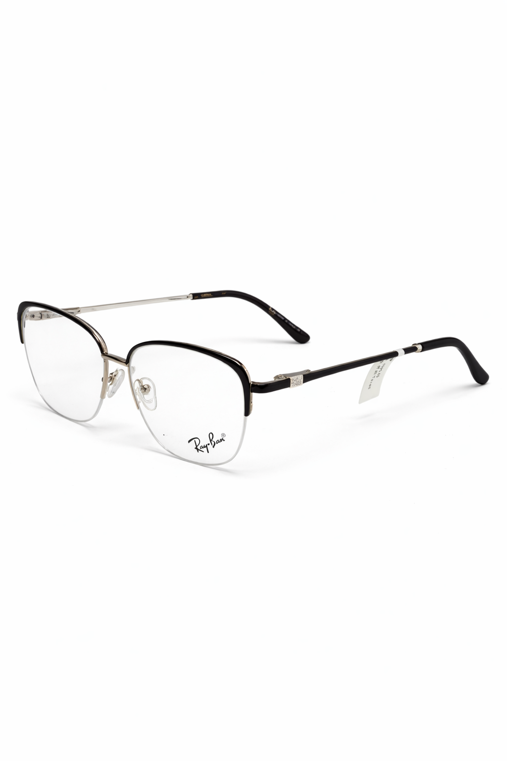 Metal Cateye Half-Rim Premium Eyeglasses For Women view 2