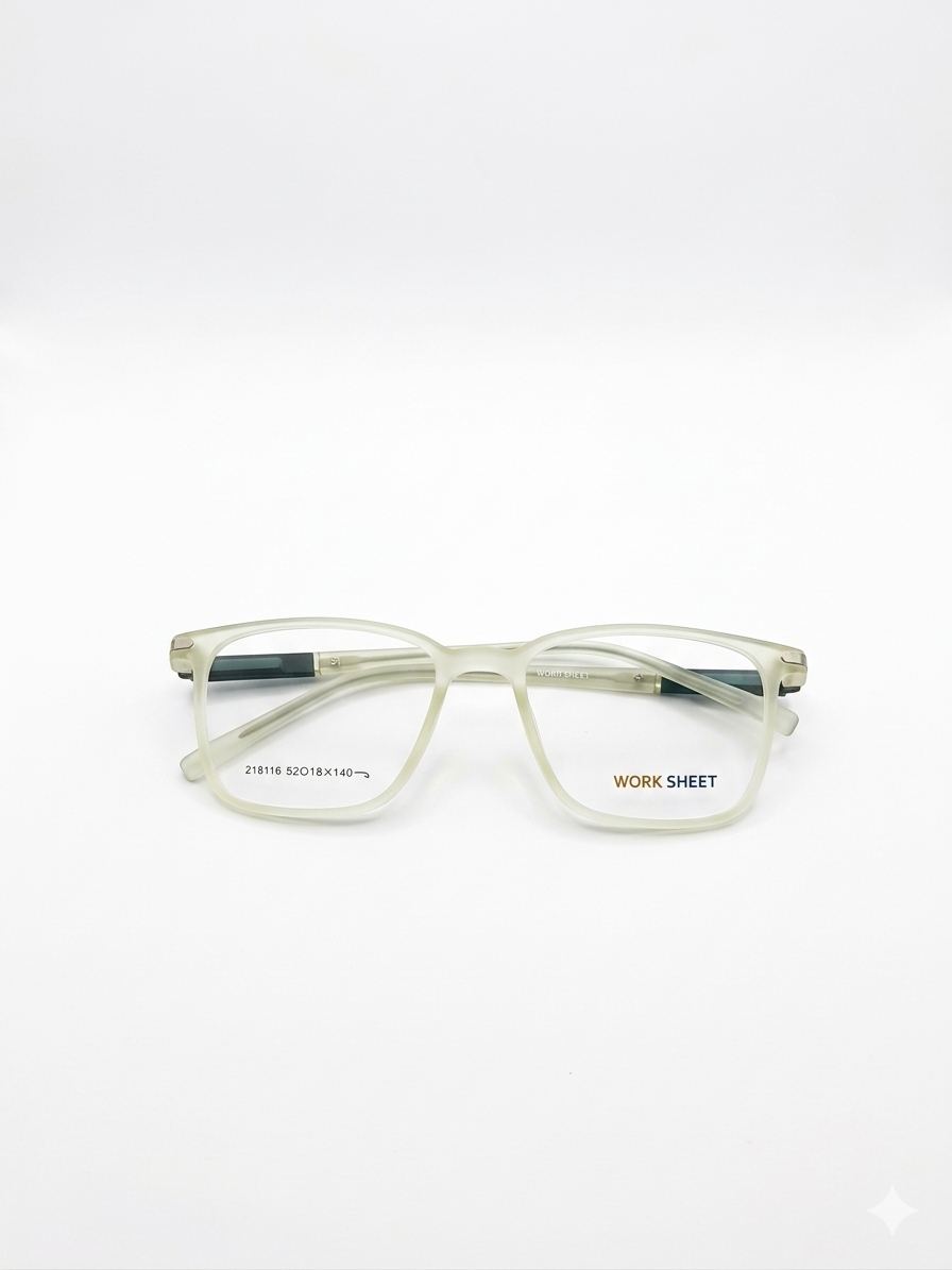 Matte Rectangle Eyeglasses