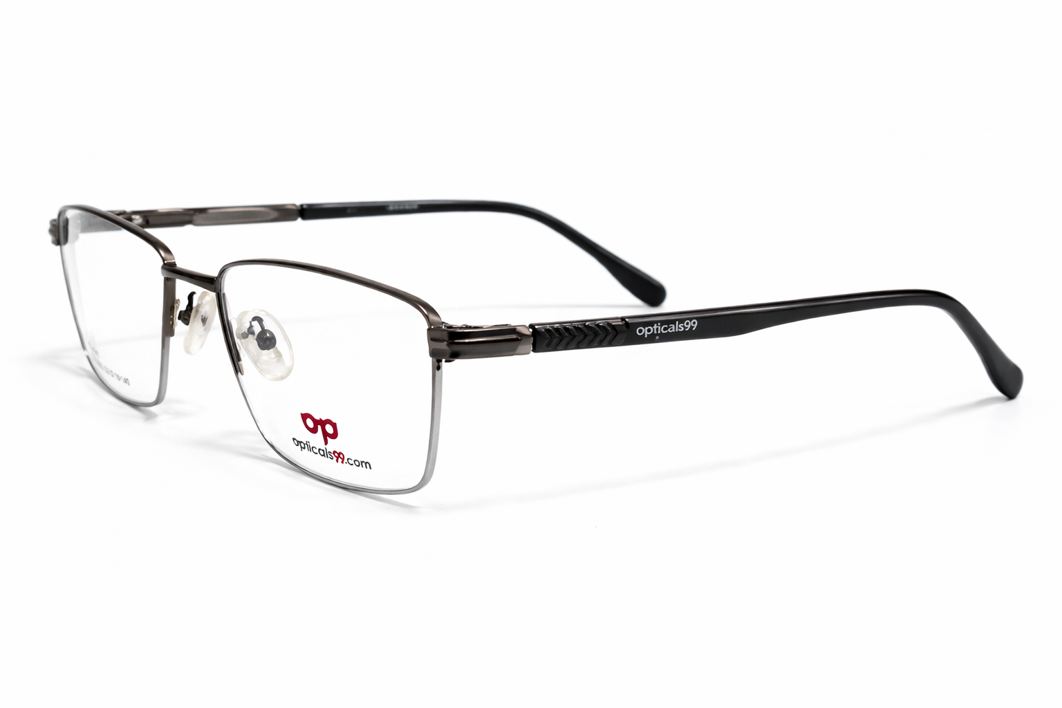 Opticals99 Sleek Semi-rim Metal Frame view 2