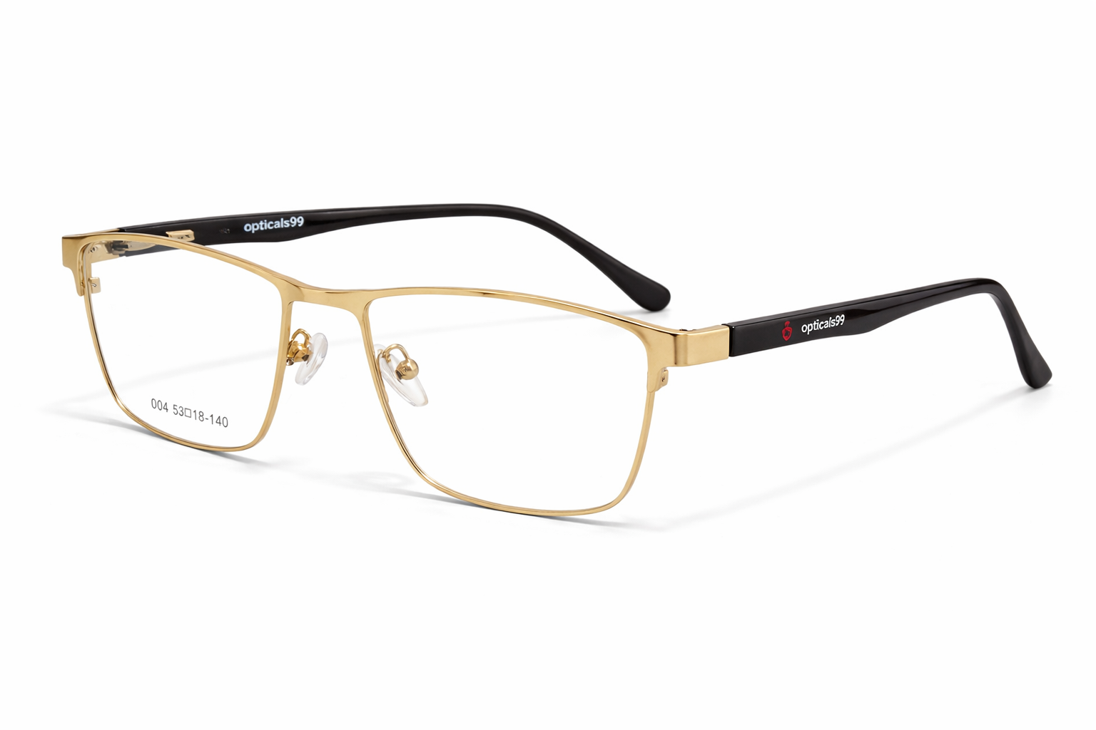 Opticals99 Gold and Black Eyeglasses view 2
