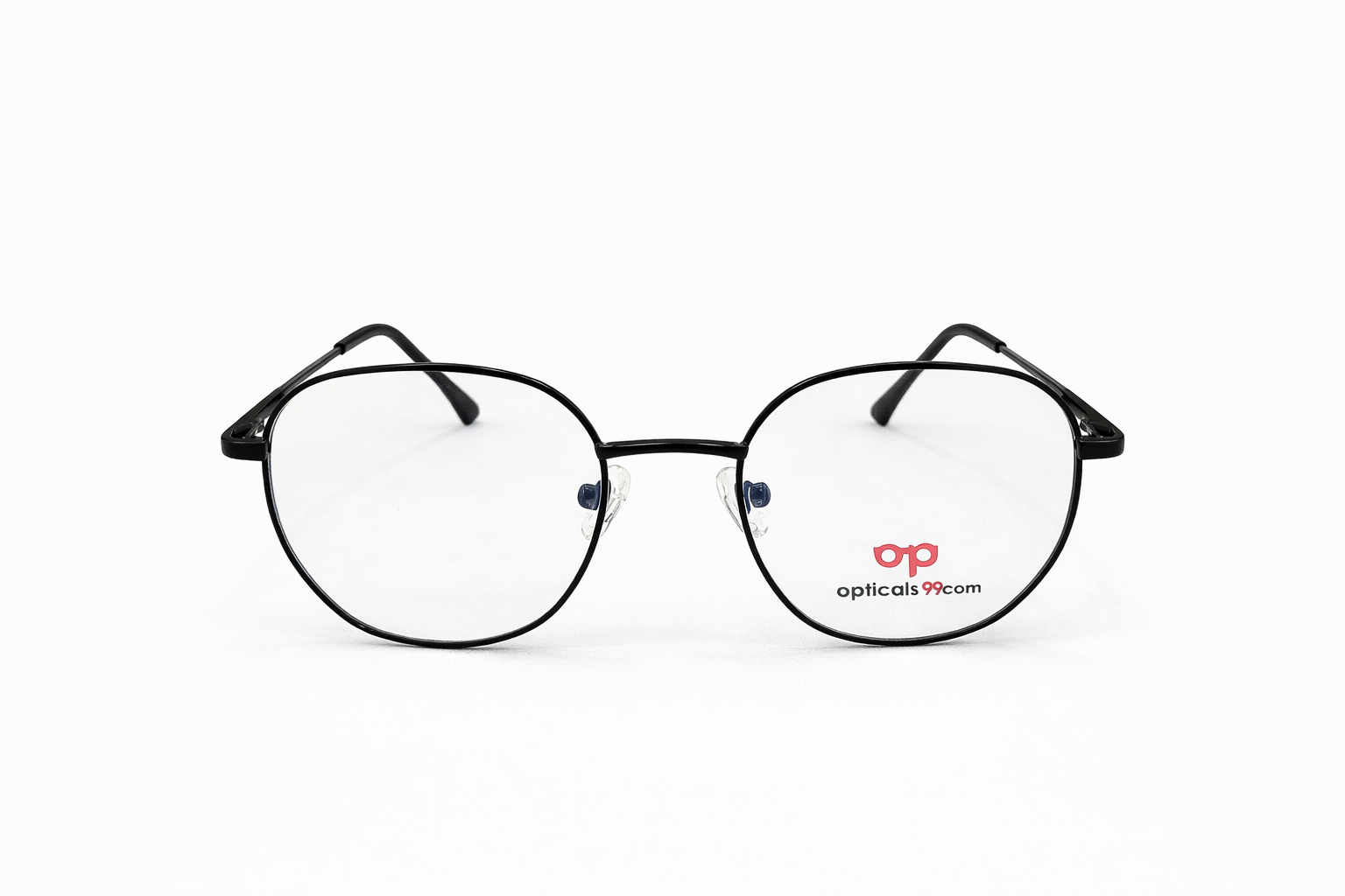 Opticals99 Metal Round Black Eyeglasses