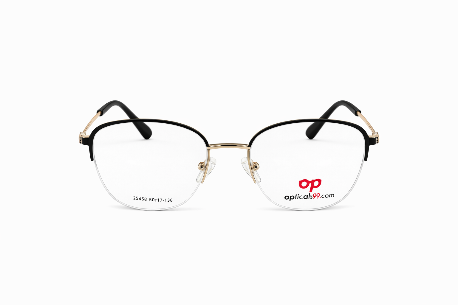 Opticals99 Oval Semi-Rim Elegant Eyeglasses For Women