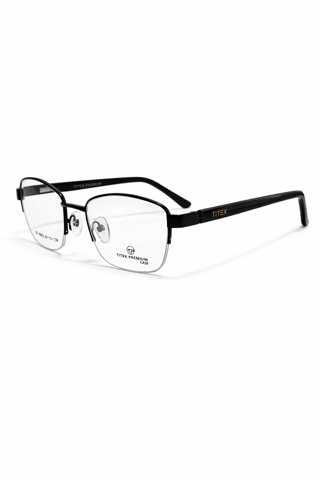 Metal Cateye Halfrim EyeGlasses For Women view 2