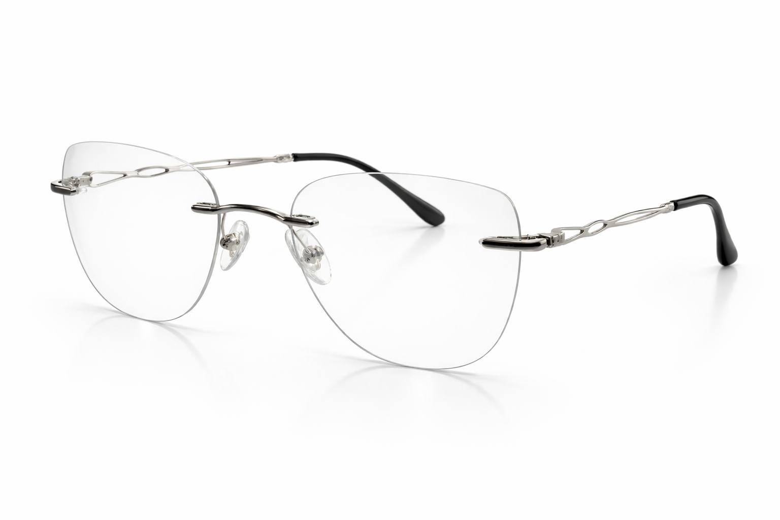 AeroLite Rimless Silver view 2
