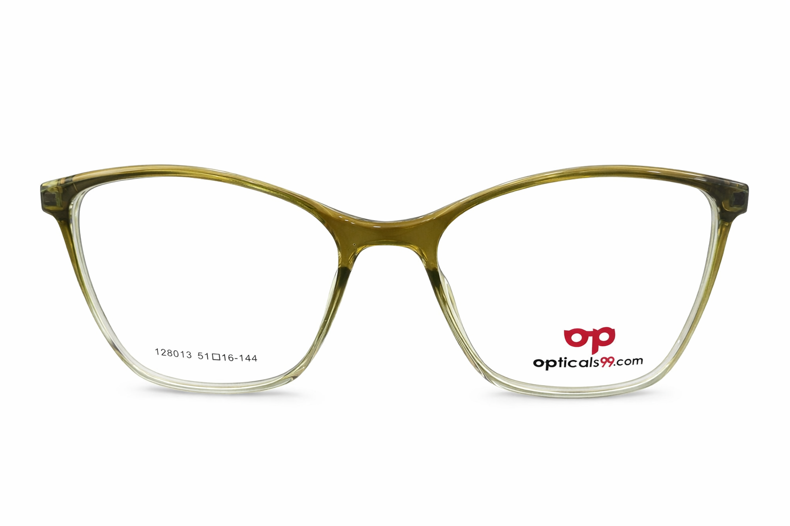 Olive Crystal Cat-Eye